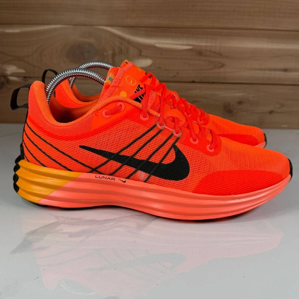 Nike‎ Lunar Roam Total Orange Black Running Shoes HJ9145-809 Mens 8